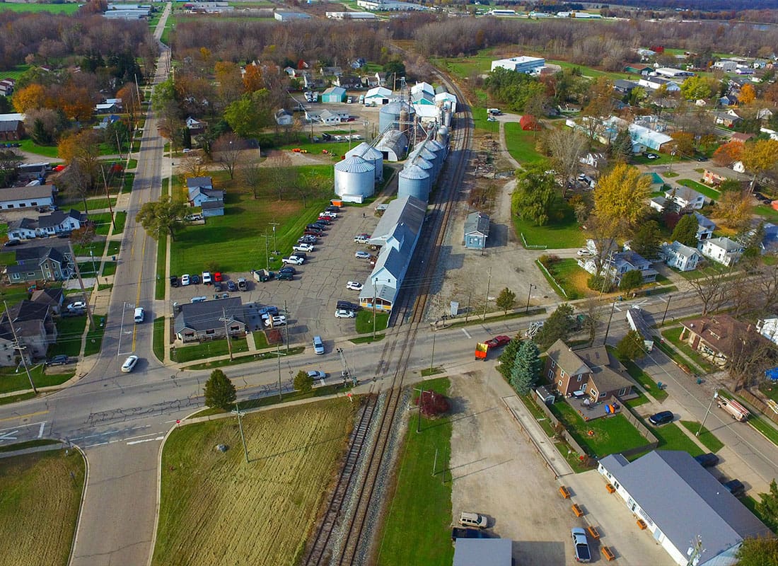 Athens, MI - Michigan Silos and Small Town Colors